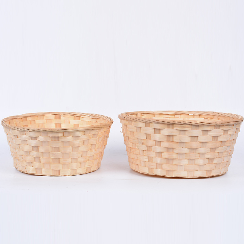 新商品の竹の条編みの手提げかごの小さい竹のかごは花のかごの礼箱の果物の包装のかごに挿して竹のかごのメーカーの卸売りを収納します。|undefined
