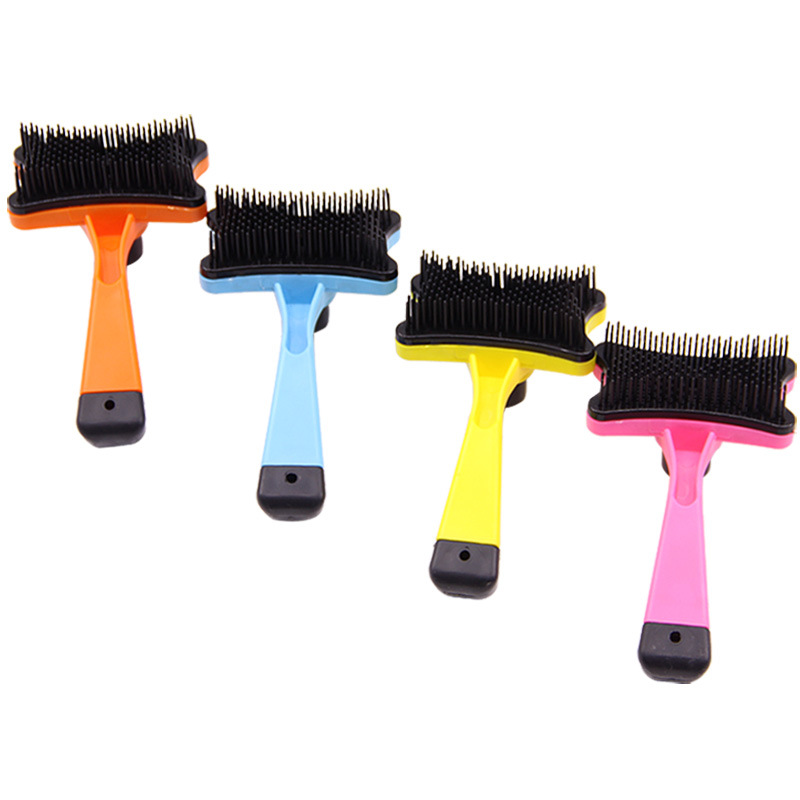 Pet dog comb cat dog brush Teddy one-button hair comb brush supplies cat comb Amazon explosions
