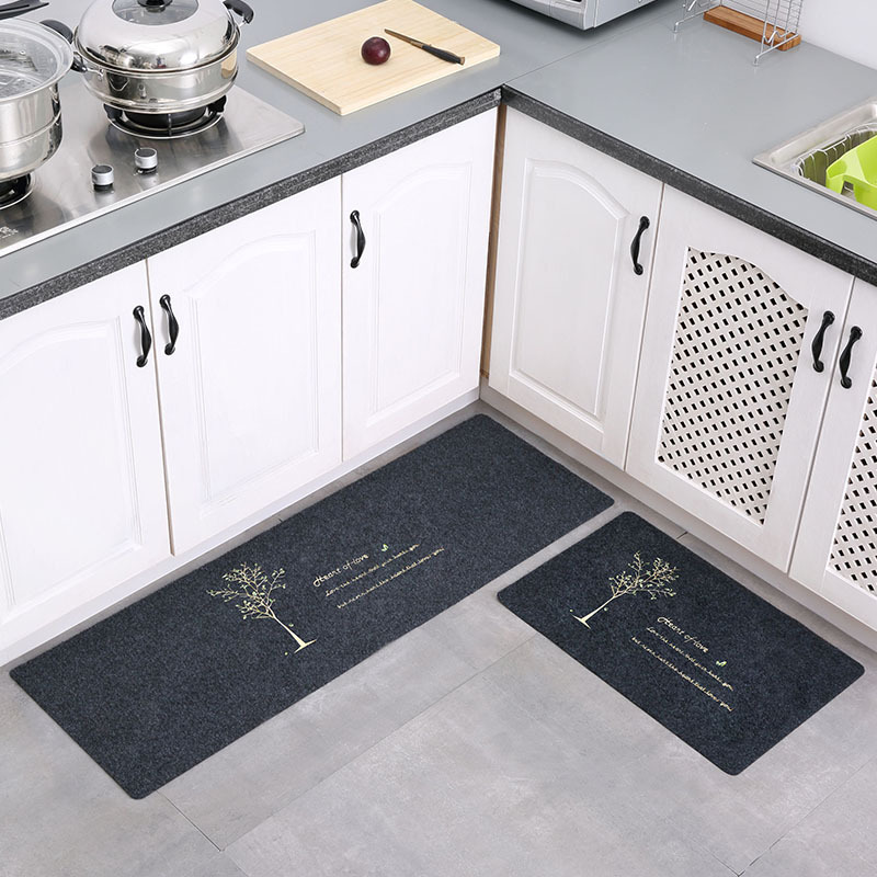 A generation of hair kitchen floor mat cross-border door mat water absorption oil absorption non-slip mat household door mat long carpet