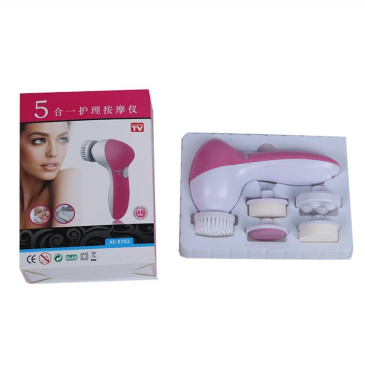 Five-in-one face washing machine household cleansing instrument beauty instrument face washing artifact pore cleaner electric face washing brush gift