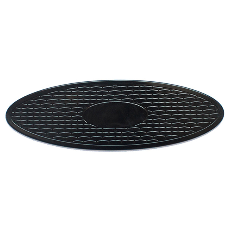 Car non-slip mat PU Oval non-slip mat with adhesive car decoration non-slip decorative supplies one-piece delivery