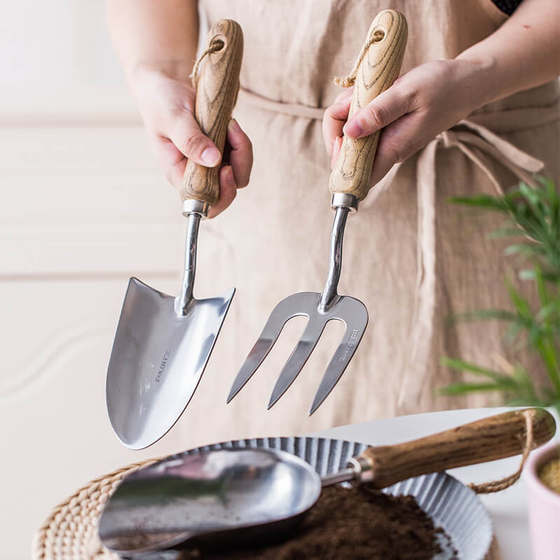 Gardening Tools suit Cross-border Explosions Stainless Steel Small Shovel Garden Supplies Amazon Gardening Tools Three-piece Set