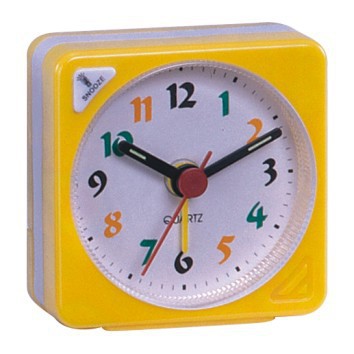 Gift small alarm clock travel alarm clock Mini small table clock alarm clock sound from small to large gradient
