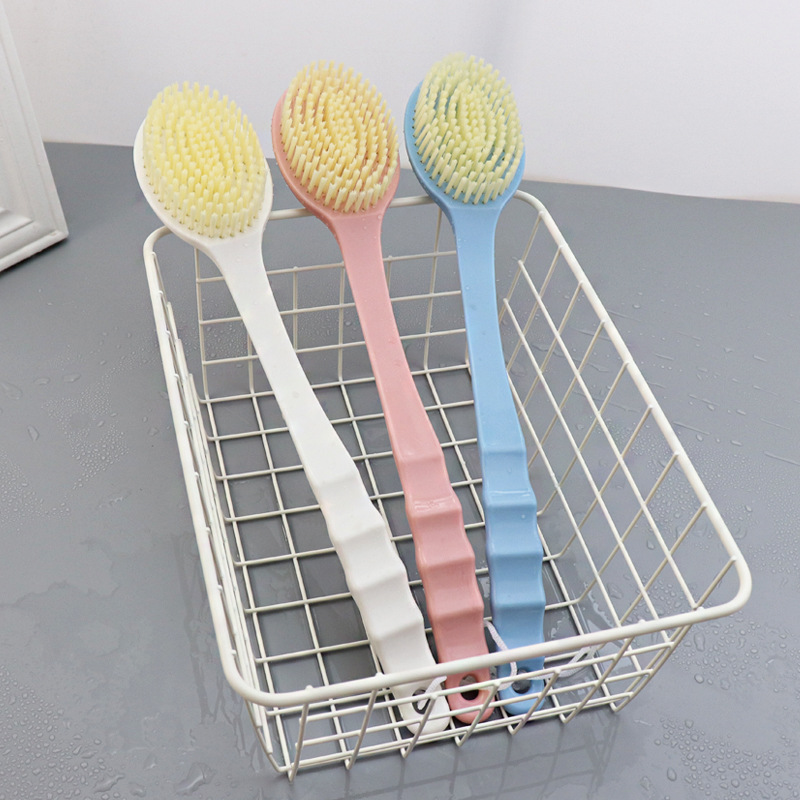 Plastic Bath Brush Bathroom Artifact Bath Rubbing Back Brush Bath Brush Bath Brush Back Washing Brush