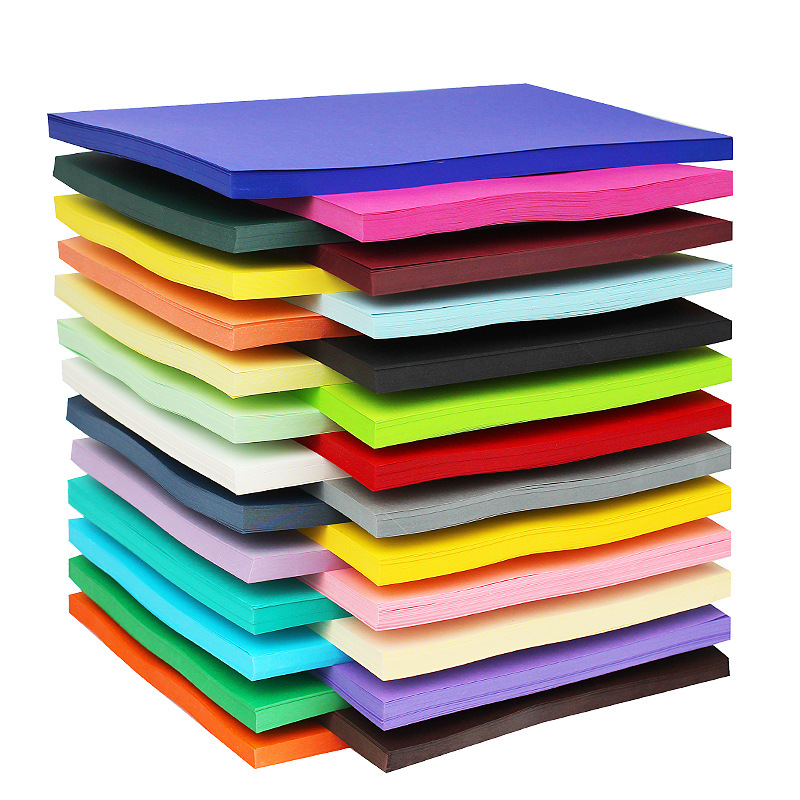 A4 color hard cardboard 230g handmade painting cardboard tag cover paper raw wood pulp black cardboard wholesale