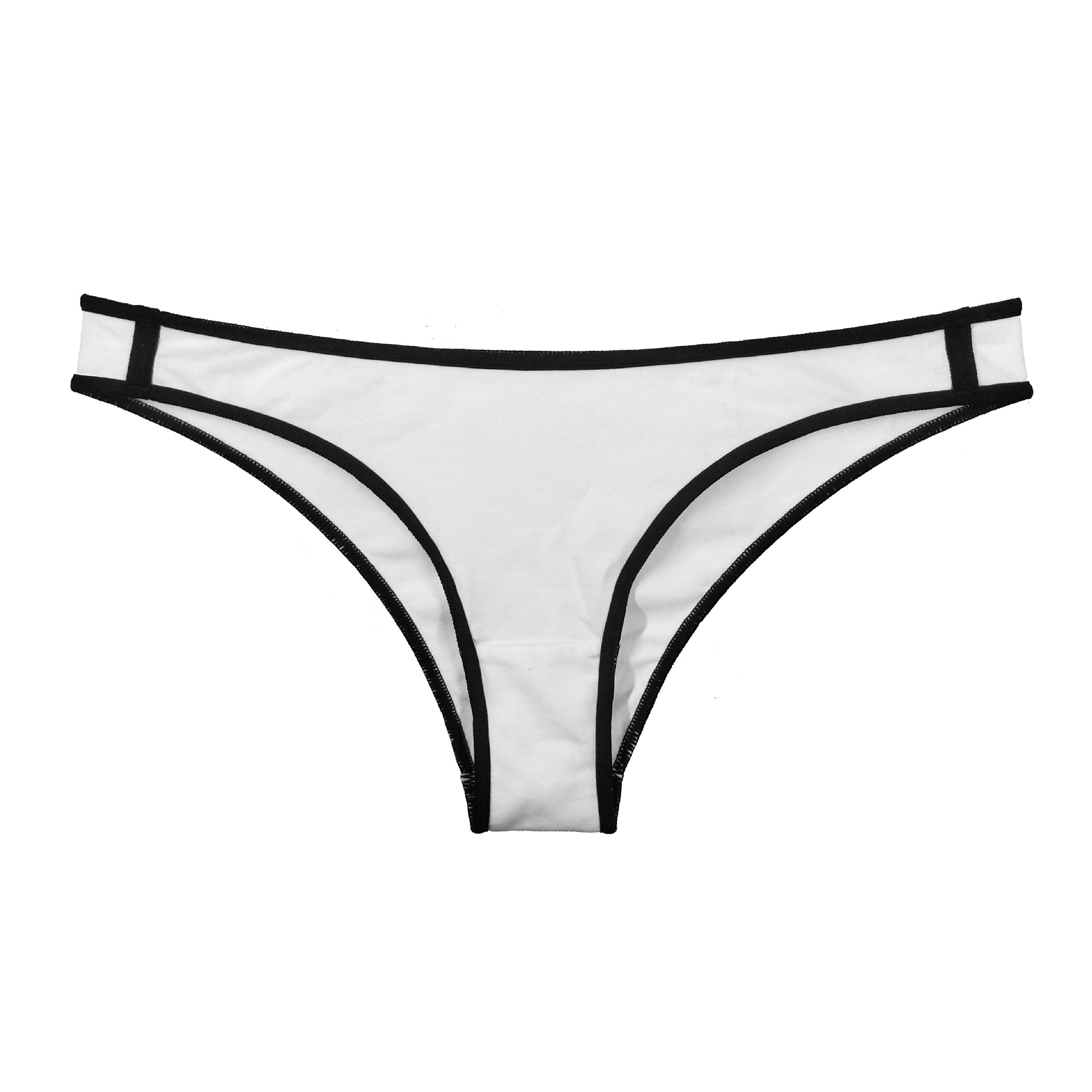 Cotton ladies low waist underwear half hip solid color thong free size high elasticity exposed hip not clip ass L003