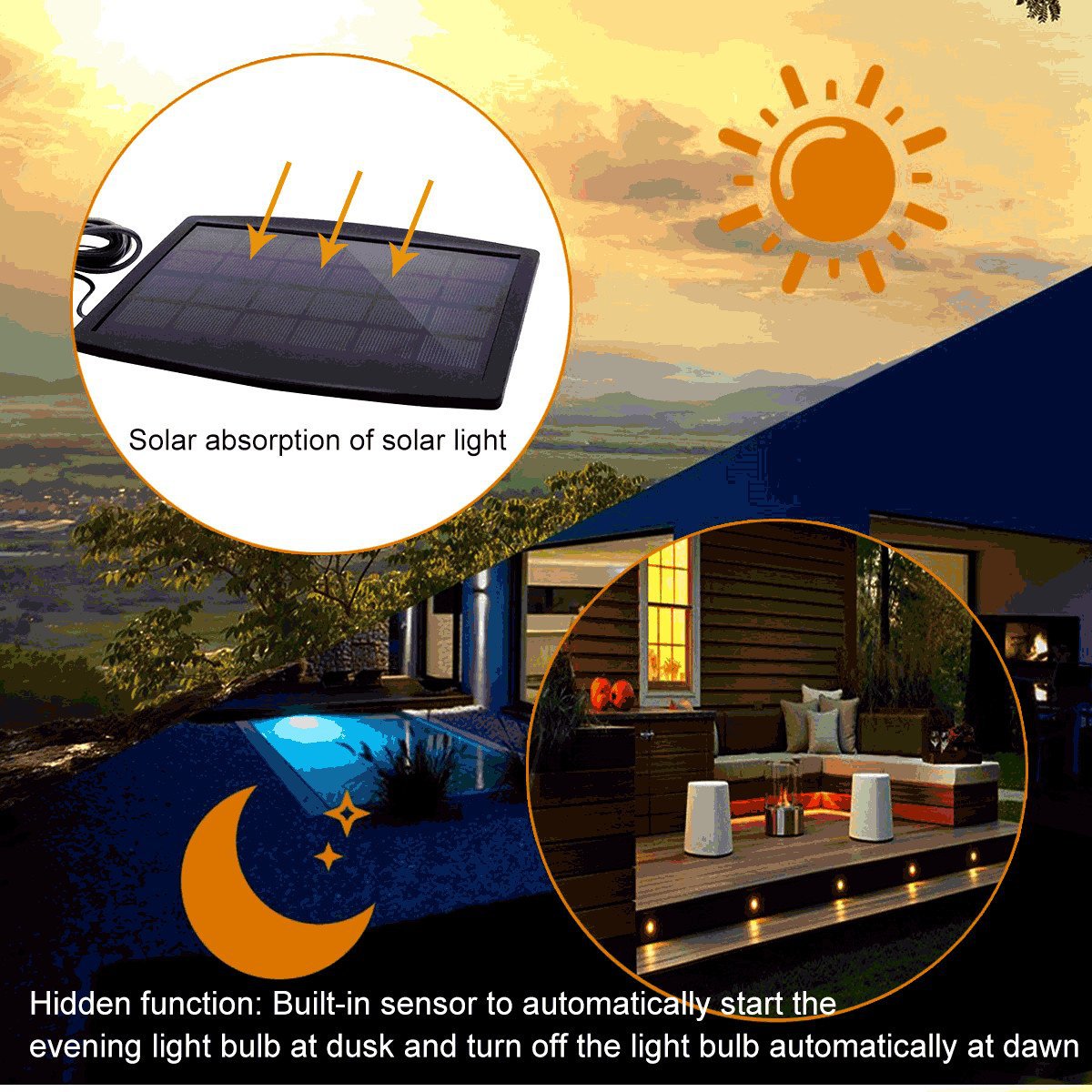 LED solar deck garden swimming pool floor light IP65 light string outdoor solar underground Light Factory Direct Supply