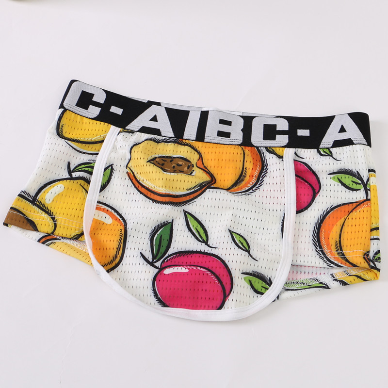 Factory direct genuine Aibei pure aibc summer mesh men's underwear boxers breathable fashion 017PJ
