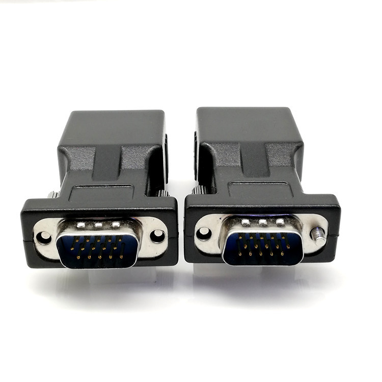 VGA to RJ45 adapter network cable to vga network cable connector display to network cable connector vga extender