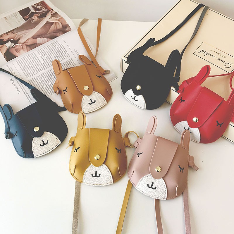 Korean version of children's 2023 spring and summer new cute princess shoulder bag girls mini bag deer baby shoulder bag trendy