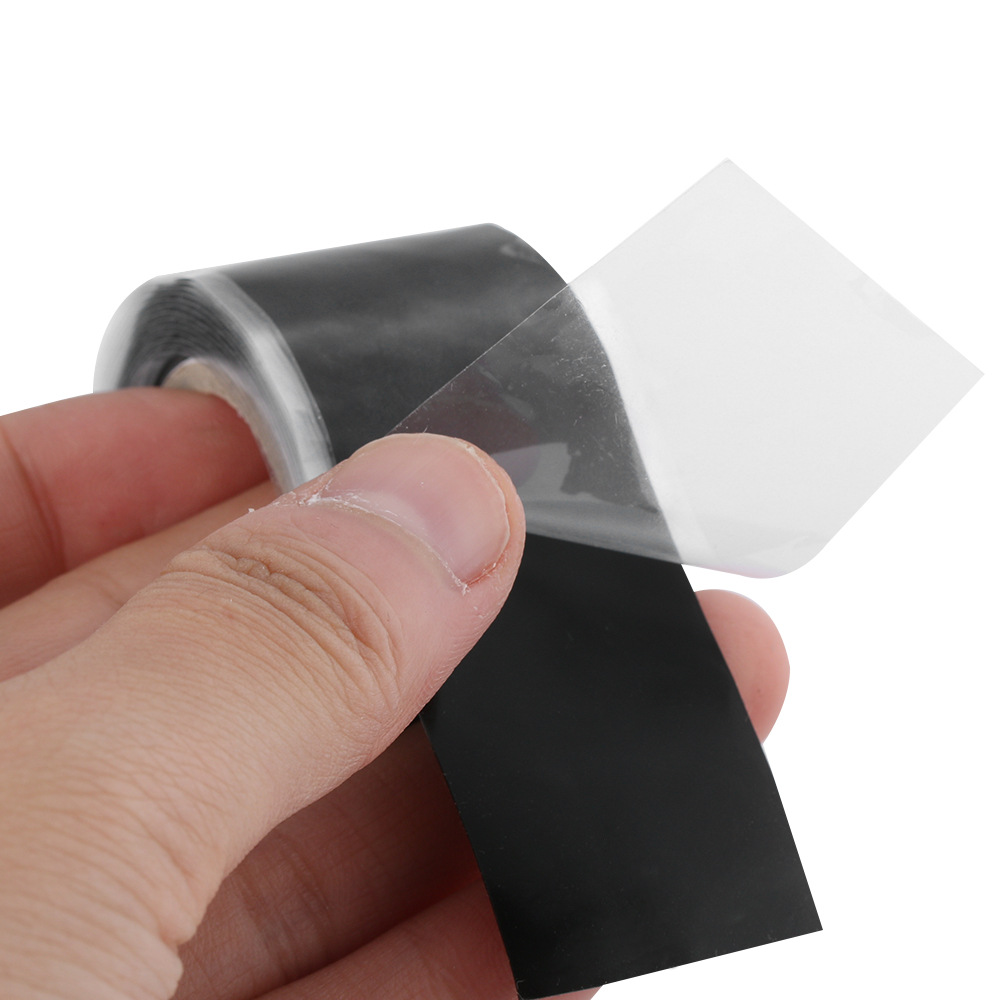 Waterproof and anti-electric high temperature resistant silicone self-adhesive tape water pipe repair wire connection car household self-adhesive silicone tape