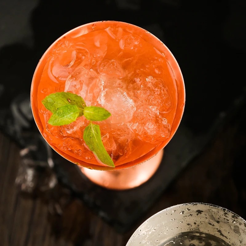 Stainless Steel Cocktail Cup Martini Cup Copper Plated Stainless Steel 304 Rose Gold Wine Cup Bar Supplies 150ml