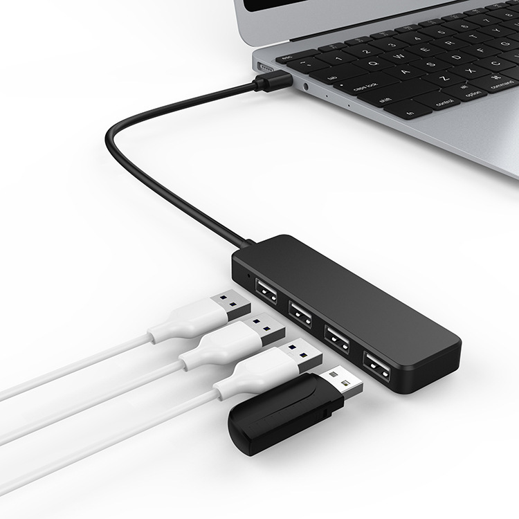 USB2.0 ultra-thin 4-port HUB computer external one-to-four USBhub multi-function splitter expansion dock