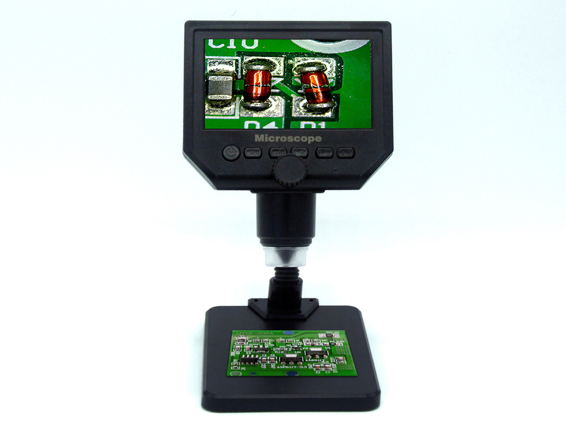 Cross-border e-commerce high score and favorable rating rate! Integrated HD 4.3-inch screen electronic microscope digital imaging mirror!