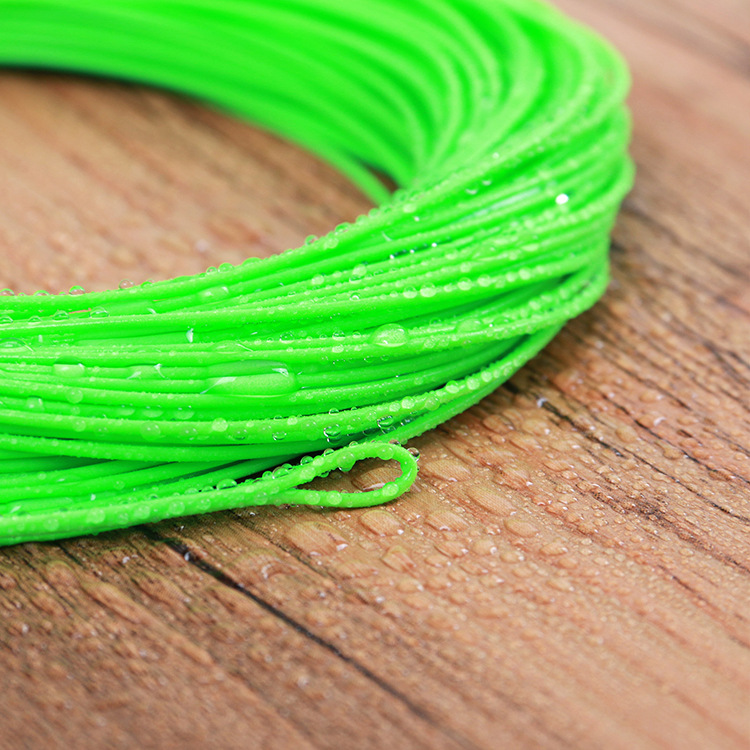 Fly fishing line Shooting line floating fishing line connection line 0.026 "0.032" Green Orange
