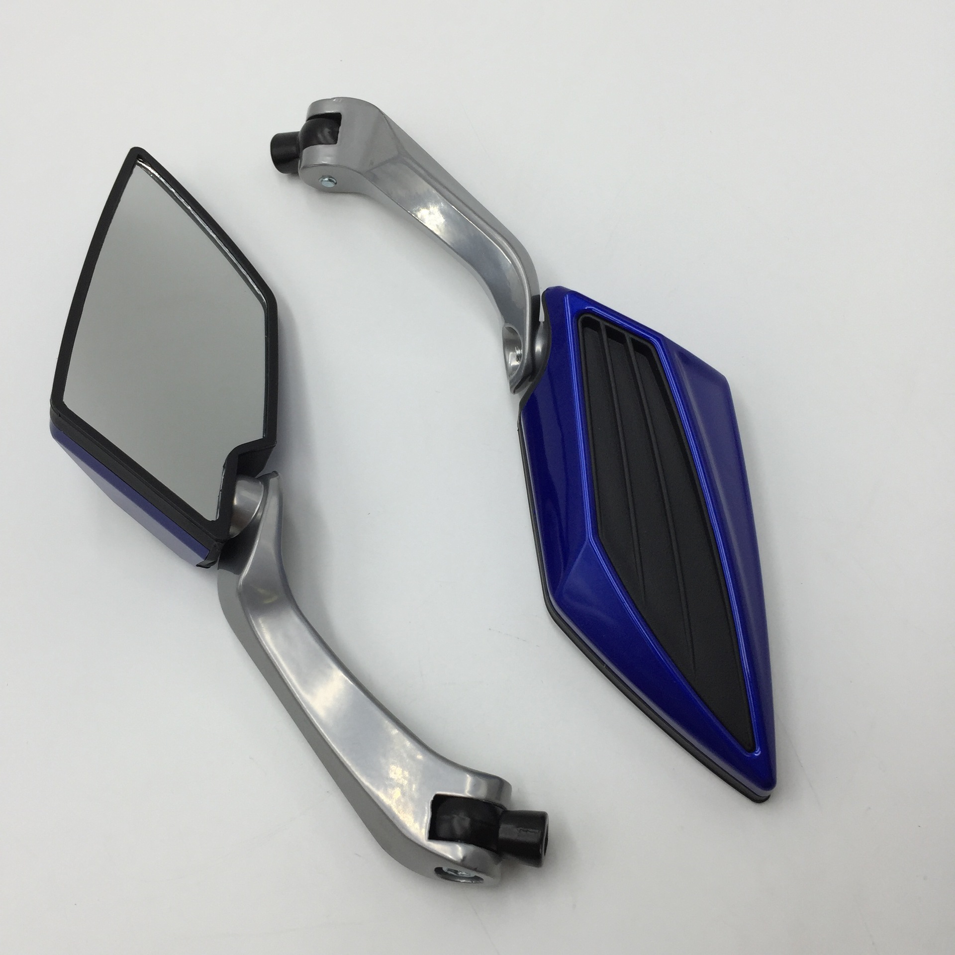Motorcycle modified rearview mirror electric car mirror scooter aluminum rod diamond mirror
