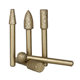 Brazed Diamond Grinding Head Quartz Jade Jade Peeled Stone Carving Grinding Head Coarse Sand 6mm Handle Electric Grinding