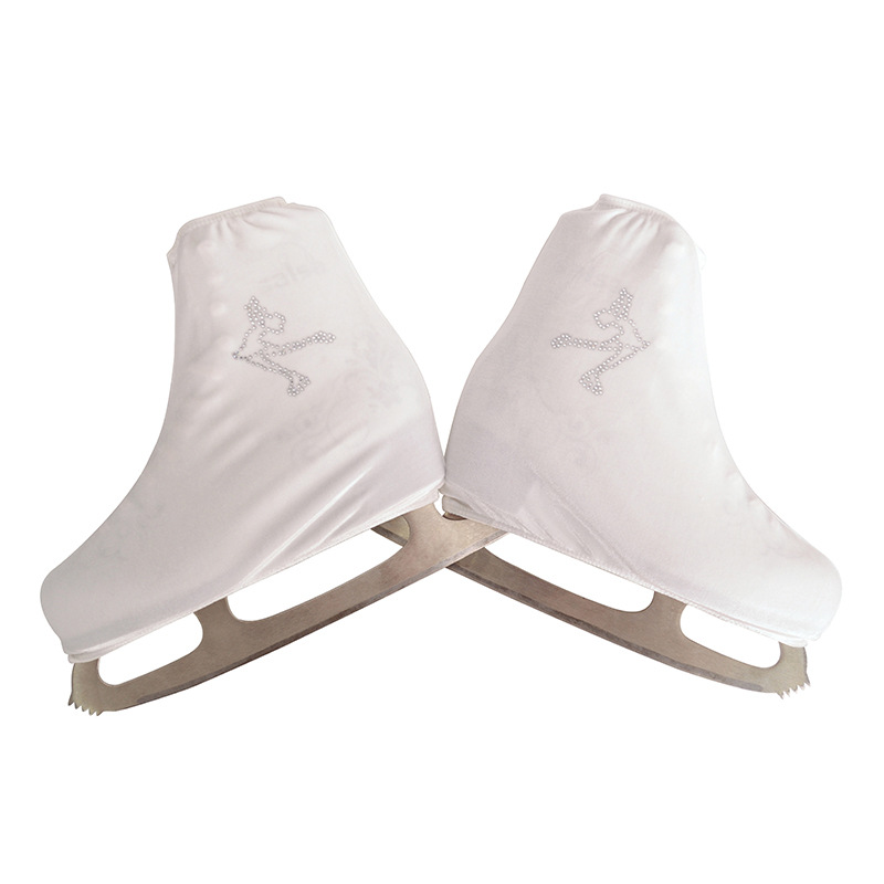 24 Color Professional Figure Skating Shoe Cover Korean Velvet Stretch Roller Skating Shoe Cover for Boys and Girls Export Semicolon 15