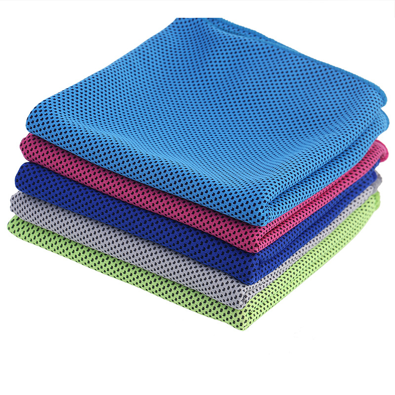 Cross-border hot sale summer cooling cold towel yoga fitness ice towel ice towel in stock can be customized logo