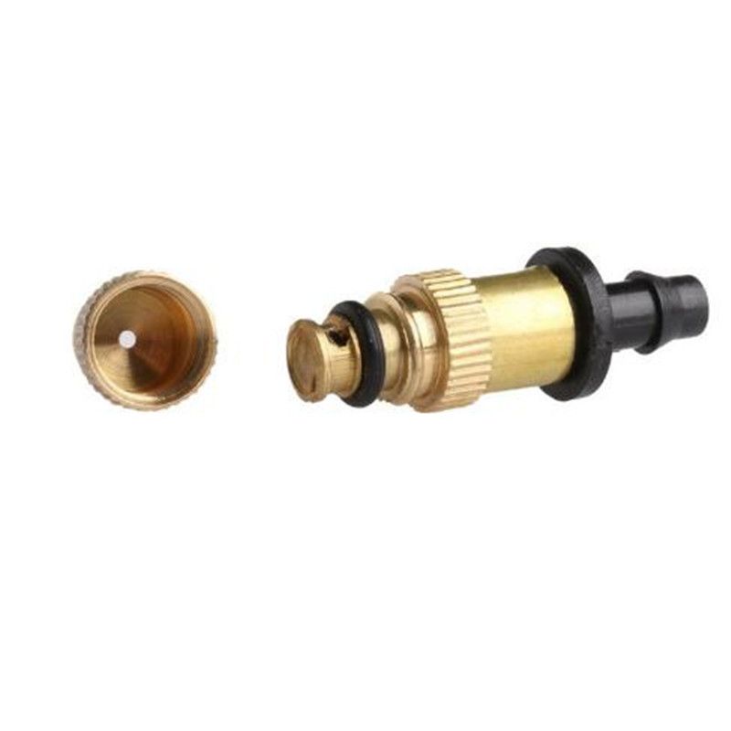 Adjustable copper atomization sprinkler cooling dust removal gardening irrigation accessories connector balcony garden potted watering supplies