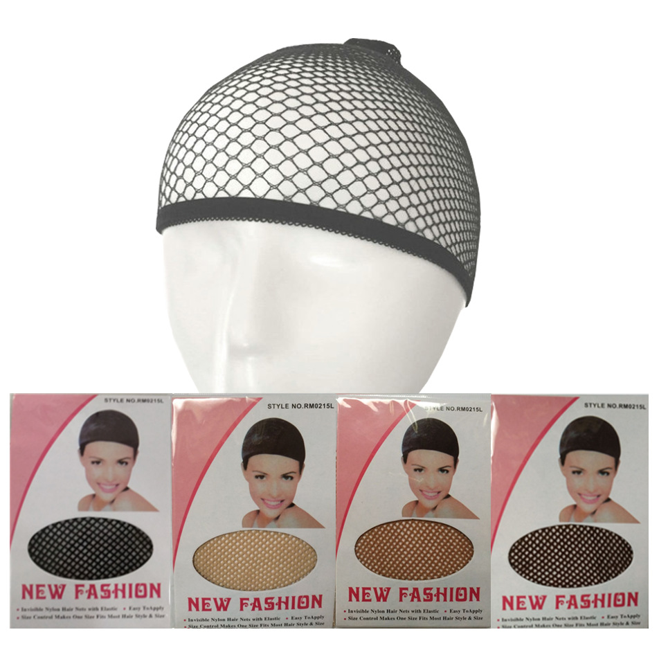 Promotional wig hair net net cap fixed invisible hair set with high elastic storage at both ends wigcap