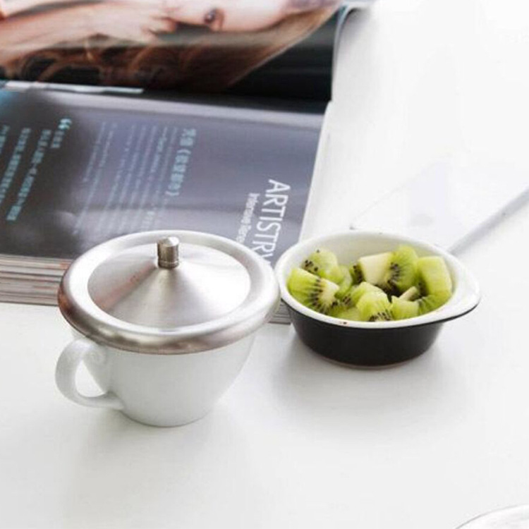 Factory spot supply corrosion pot cover household beautiful insulation cup cover stainless steel cup cover No. 3 diameter 10.3cm