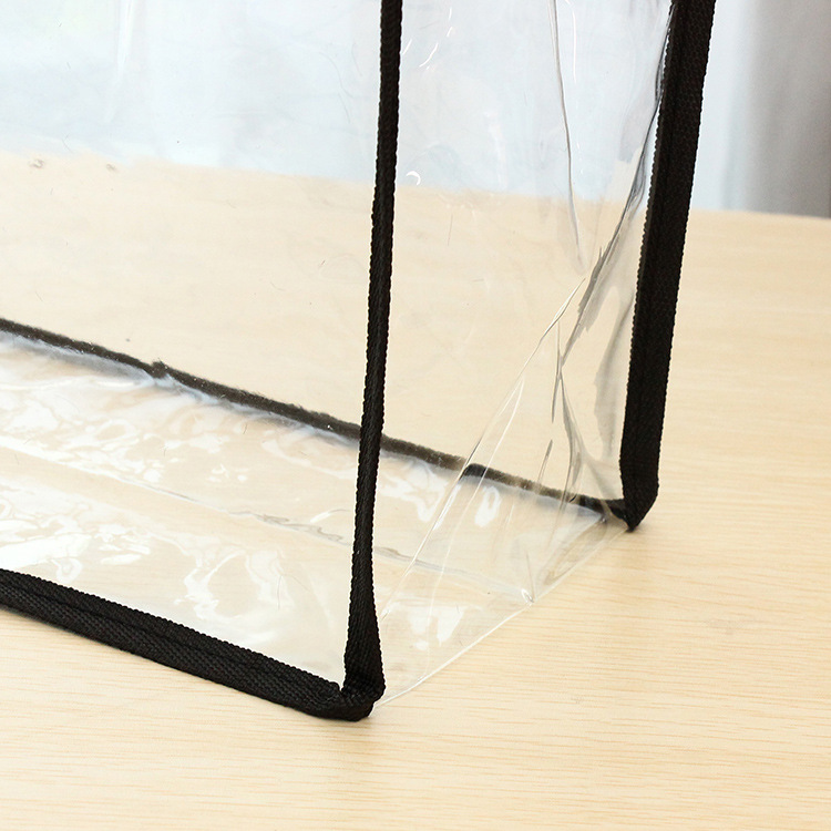Factory Self-operated Fashion Waterproof Casual Transparent Bag pvc Handbag Shopping Bag Gift Storage Bag Laser Bag