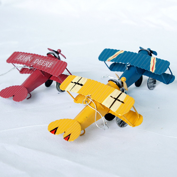Special Handmade Factory Direct Batch Metal Glider Hanging Ornaments Small Plane Model Multicolor Optional 1737