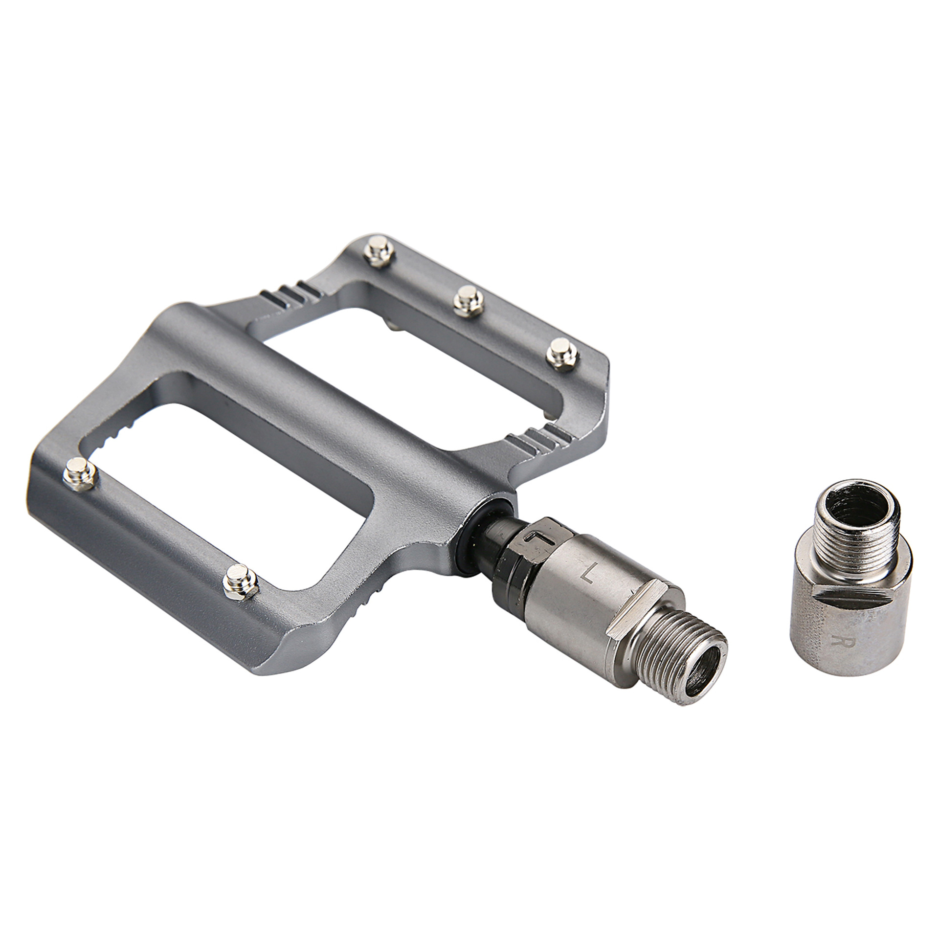 山地公路自行車腳踏 鋼軸加長擴展器 延長20mm DIY騎行配件