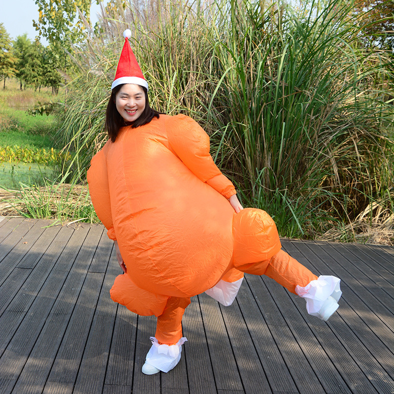 Foreign trade inflatable clothing magic pants inflatable Turkey party inflatable clothing clothing