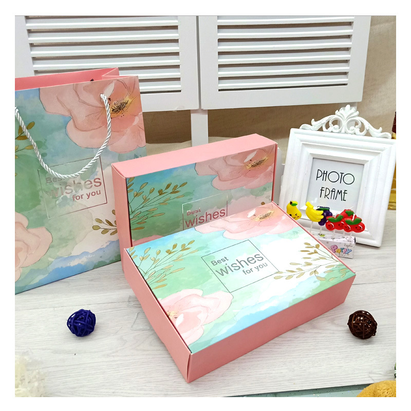 Willow Oil Painting Bag Gift Bag Mini Handbag Children Gift Bag Packing Bag Portable Small Paper Bag