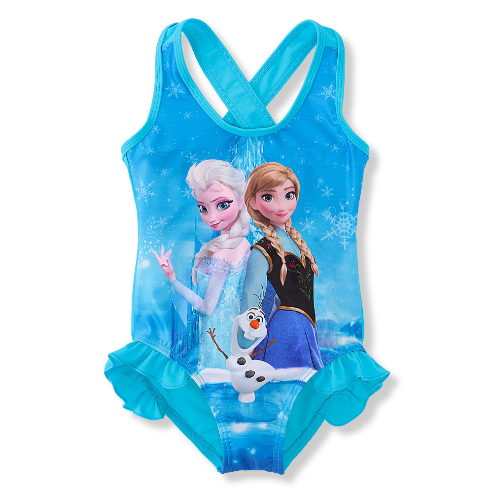 2020 новый купальник Frozen, внешняя торговля, детский цельный купальник, производители купальников для девочек, поддерживают поколение волос