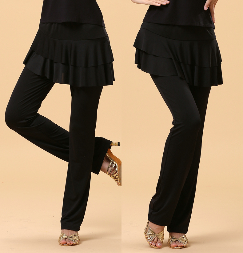 Wholesale Square Dance Clothing New Skirt Dancing Clothing Adult Pants Latin Dance Pants Pants Women Autumn and Winter