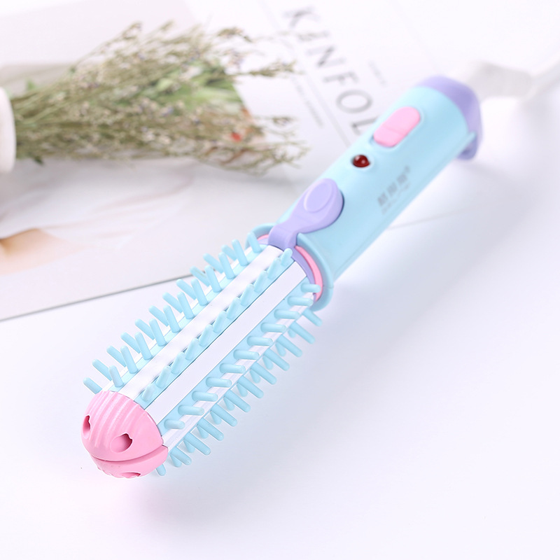 Korean-style mini curling iron 2-in -1 ceramic curling iron straight curling dual-purpose bangs inner buckle plywood