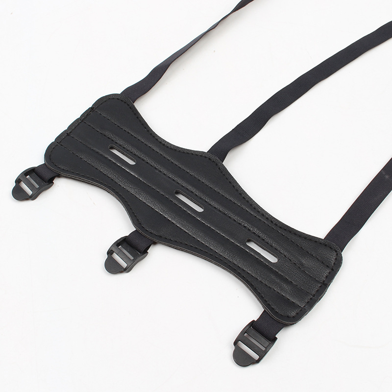 Bow and Arrow archery armguard beautiful hunting bow recurve bow armguard with holes left and right hand universal protection bow holding arm