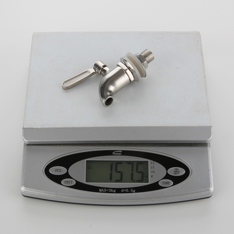 304 stainless steel wine barrel faucet beverage juice open water barrel faucet ball valve bubble wine pot faucet beer faucet