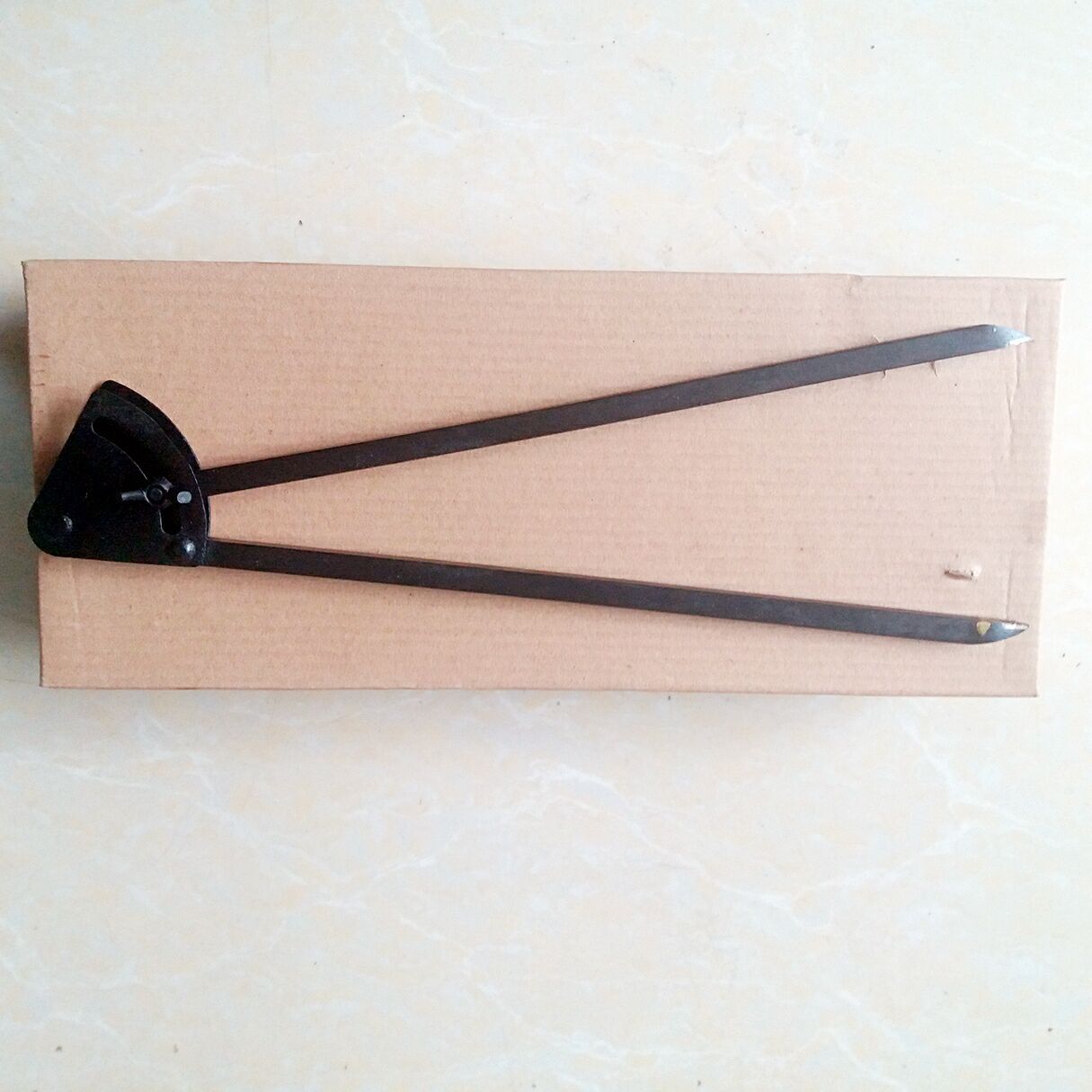 Positioning alloy scribing gauge compass spring scribing industrial scribing gauge with alloy head scribing gauge