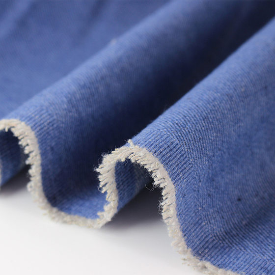 Spot supply of thick/thin cotton elastic spring/summer shirt denim direct sales