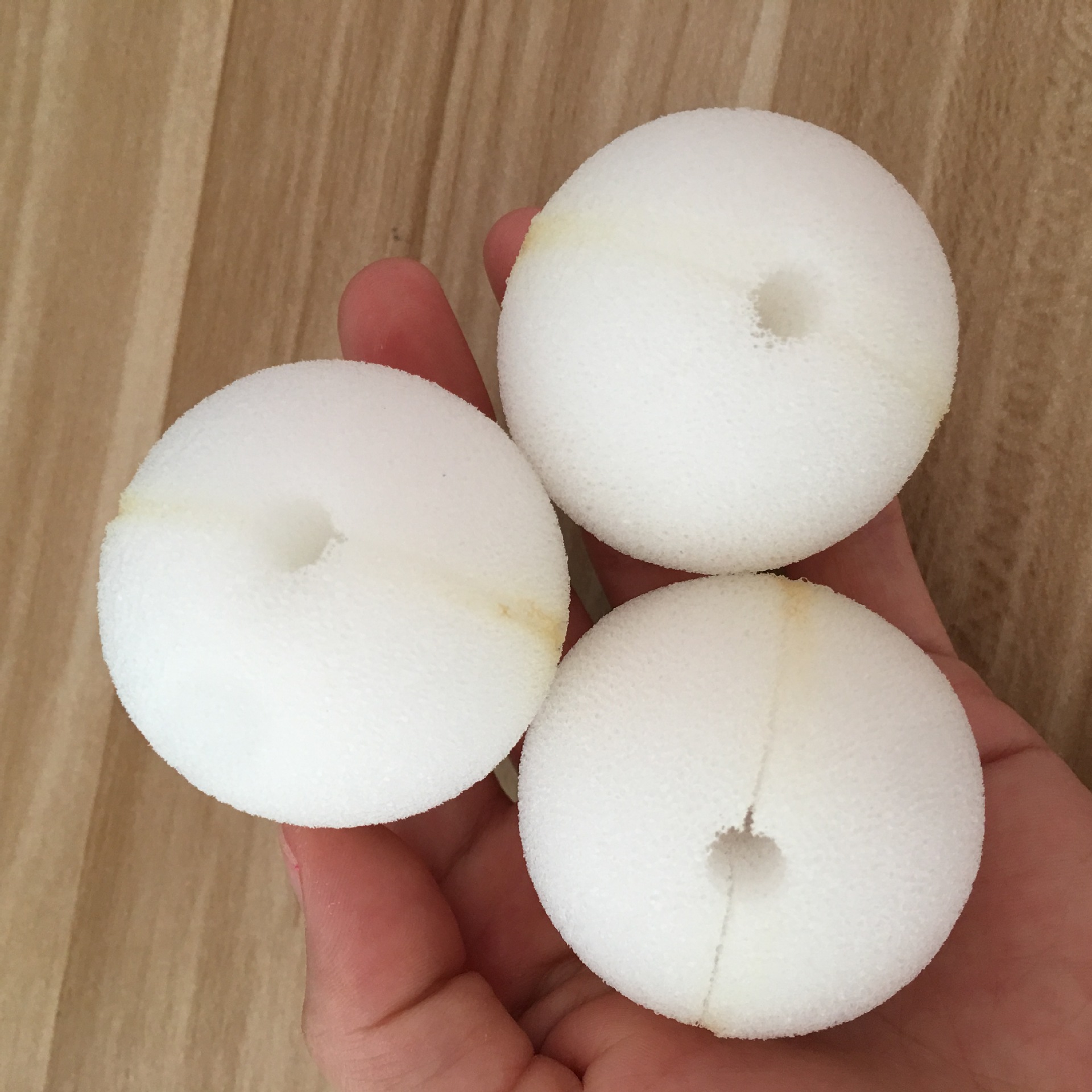 White Clown Nose Sponge Ball Toy Accessories Red Sponge Ball Makeup Costume Props Party Dress Up