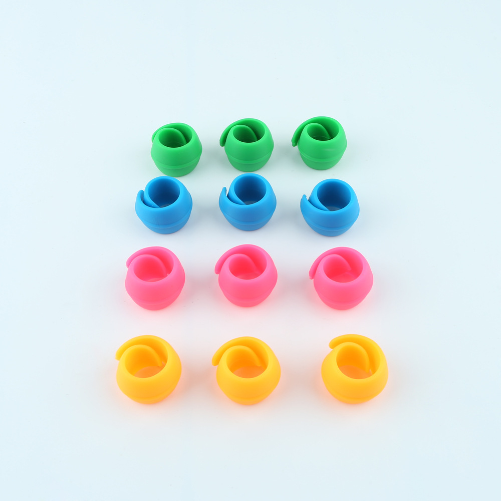 Spool sharpener silicone bobbin clip bobbin ring anti-thread falling off bobbin fixing clip sewing tool