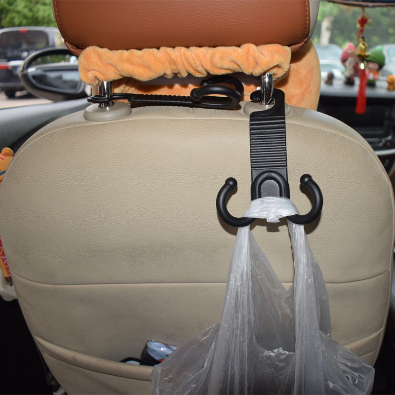 Car small hook car double hook seat back headrest hook creative invisible beverage hook cross-border supply 1 pair