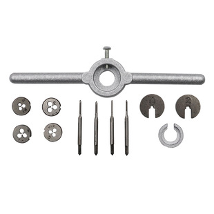 Mini Tap Tooth Set M1-M1.6 Miniature Hand Tap Tooth Hanging Hand Combination 10 Piece Metric