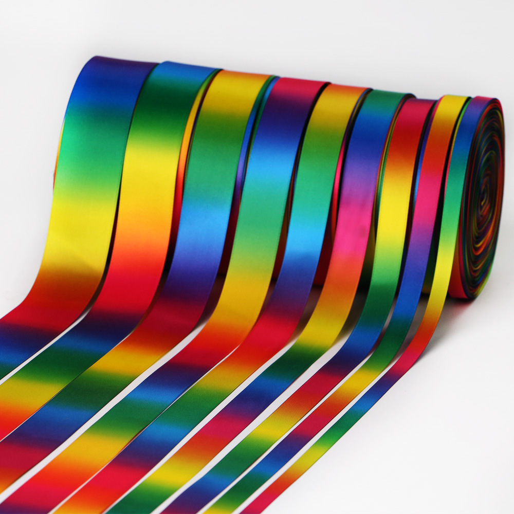 Spot Decorations Simey ribbon ribbon Seven Gradient Rainbow ribbon Thermal Transfer ribbon Spot