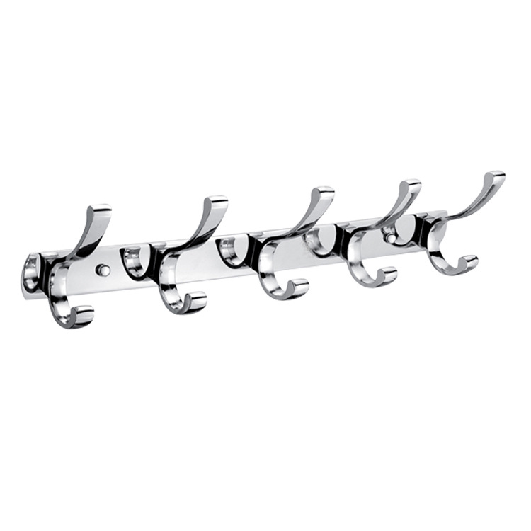 Wholesale stainless steel bathroom clothes hook bathroom hardware pendant thickened floor kitchen and bathroom clothes hook solid