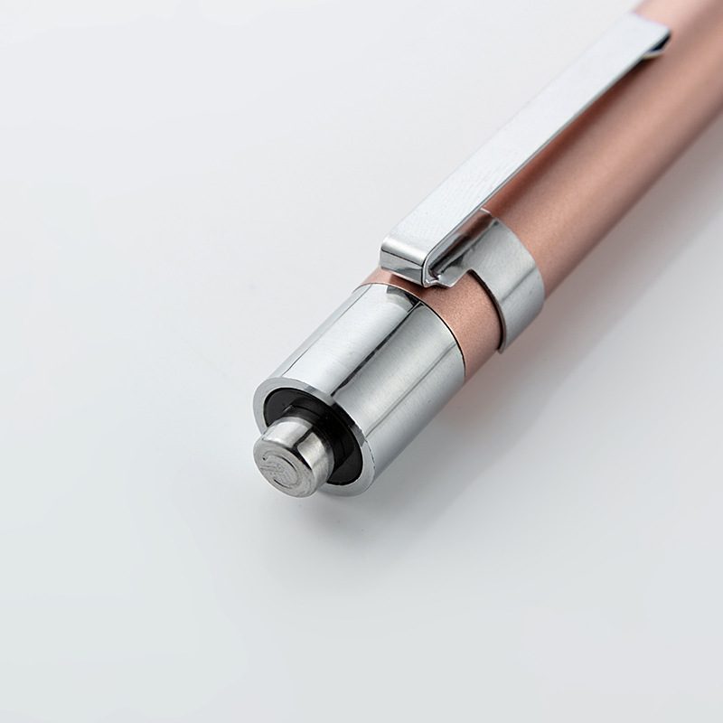 Stainless steel small flashlight pen clip portable moon light medical outdoor home logo gift 7 trumpet Electric