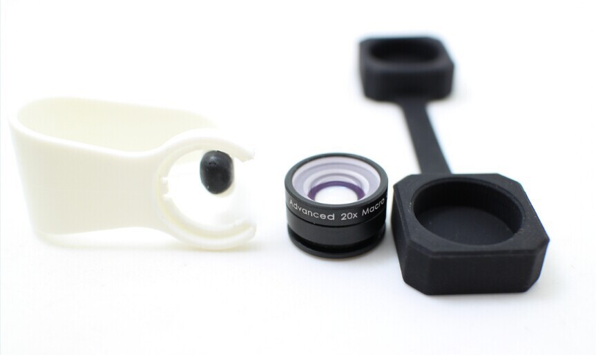 Cross-border HD 20 times universal mobile phone micro-range lens clip mini 20X nail beauty eyelash shooting macro lens