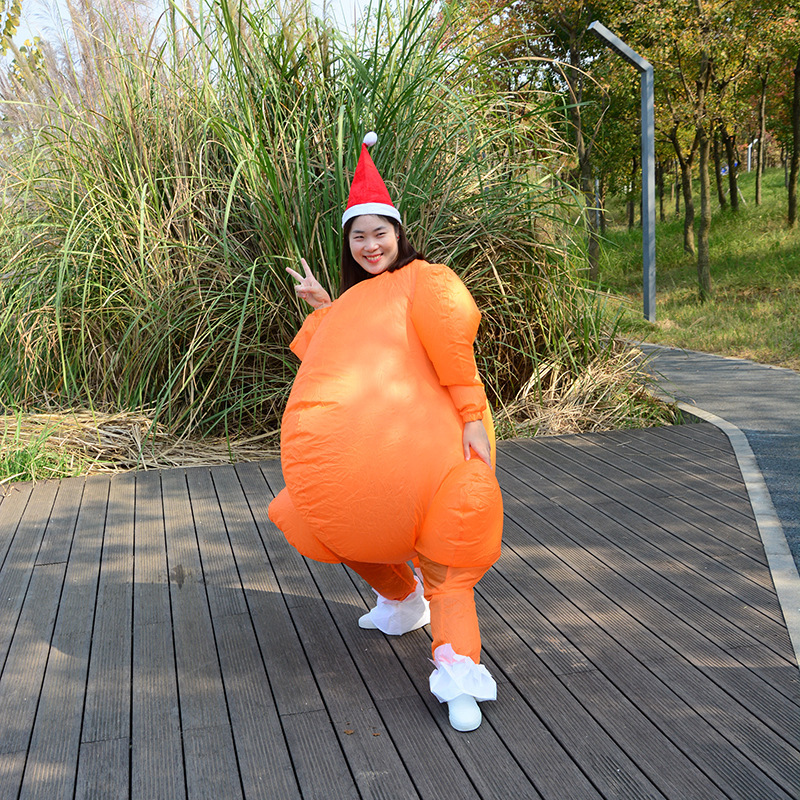 Foreign trade inflatable clothing magic pants inflatable Turkey party inflatable clothing clothing