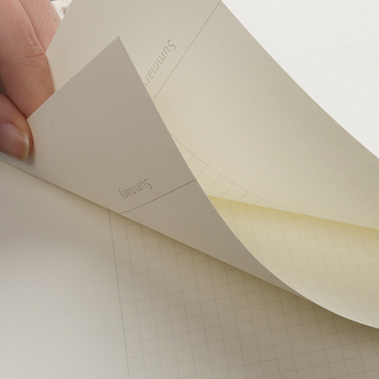 2066A4B5 notebook core loose-leaf book inner page core net grid time plan Hand Book 20 holes 26 holes