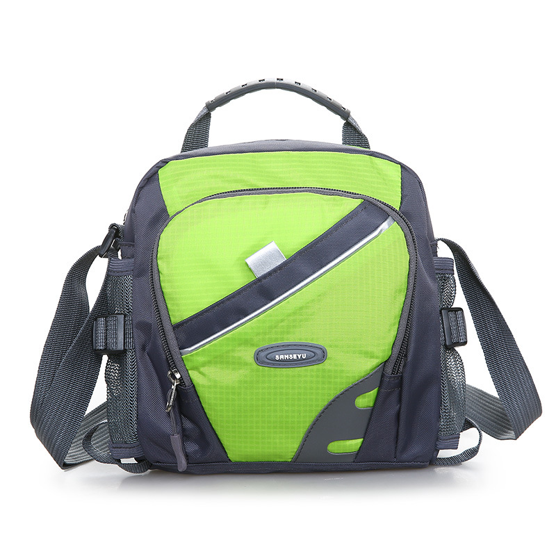 Foreign Trade New Casual Shoulder Nylon Small Bag Crossbody Men's Bag Fashionable Outdoor Handbag Hanging Double Kettle Sports Bag