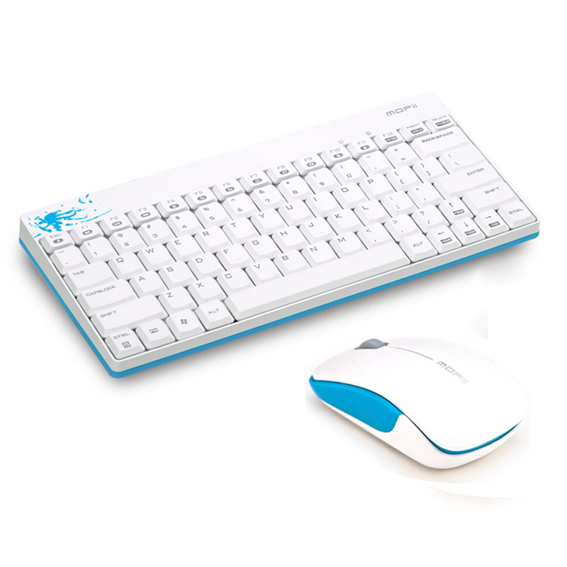 MOFII Skyscraper X210 Wireless Keyboard Mouse Set Mini Notebook Multimedia Power Saving Home Office